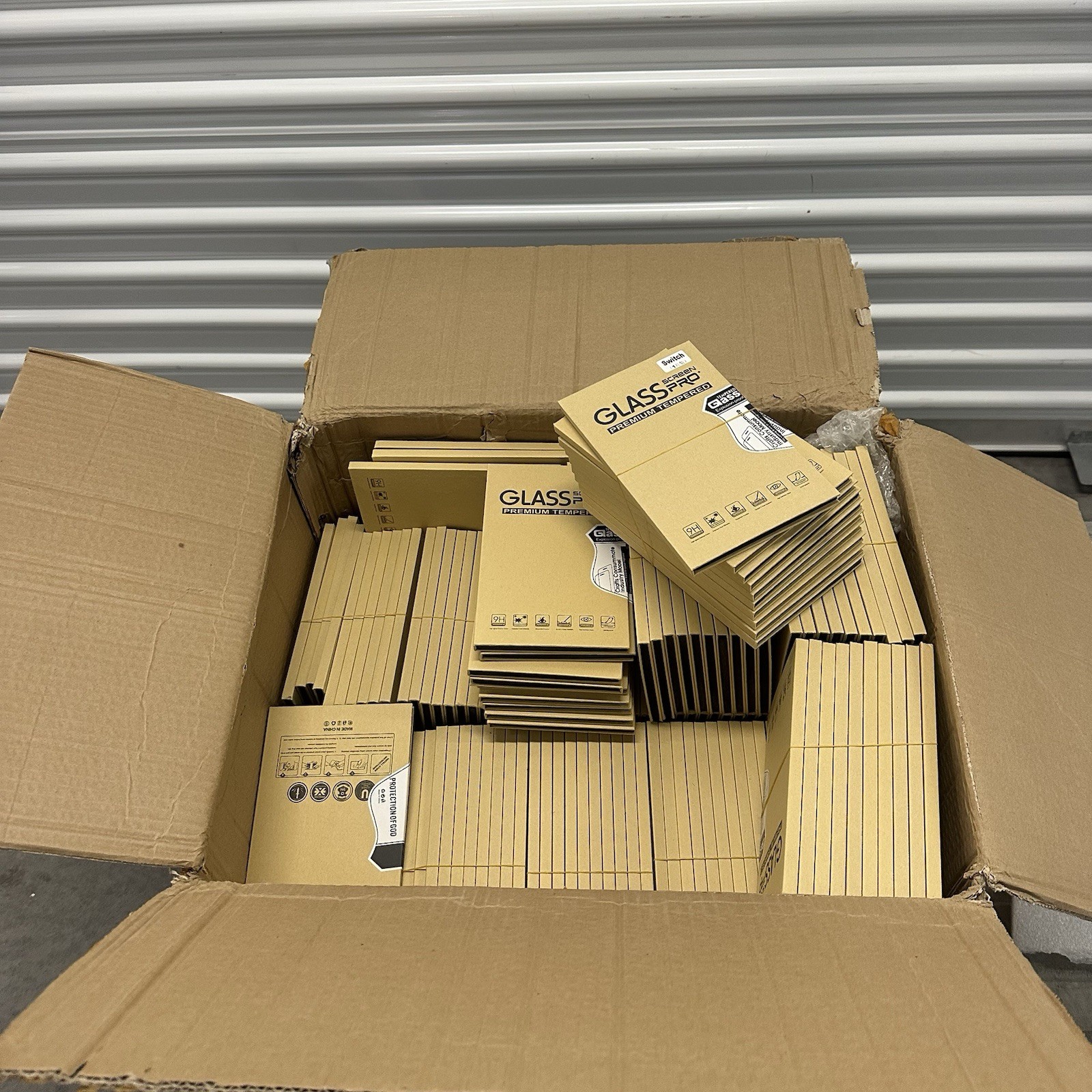 250 Units LOT Premium 9H Tempered Glass Screen Protector For Nintendo Switch