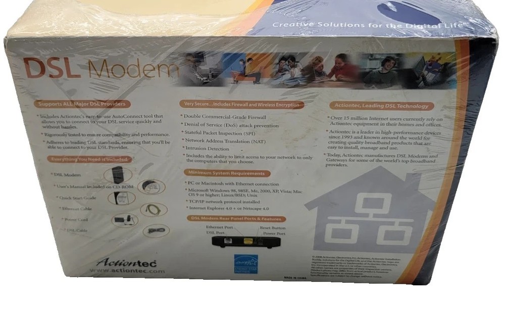 Actiontec DSL modem router Model: GT701D
