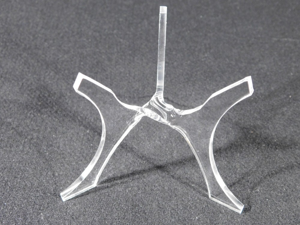 Sphere Display Stand Three Post Clear Lucite Large Size