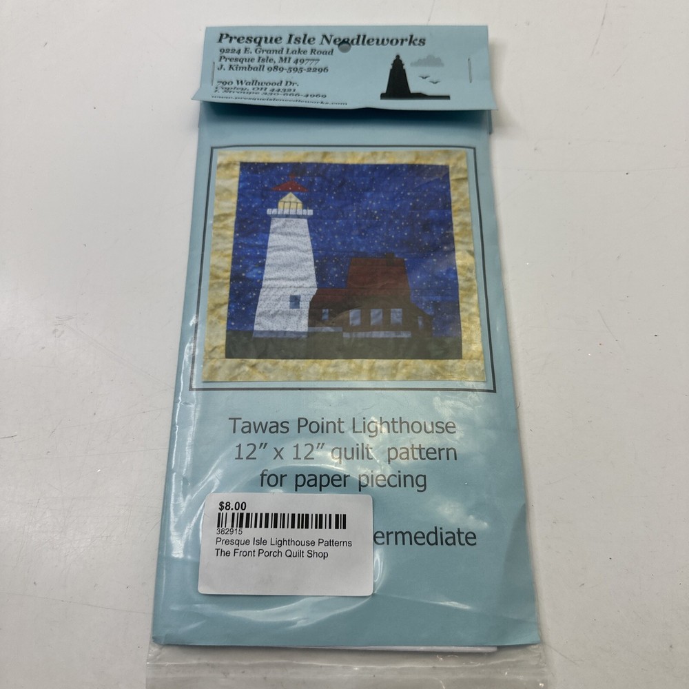 Presque Isle Needlework Lighthouse Patter New