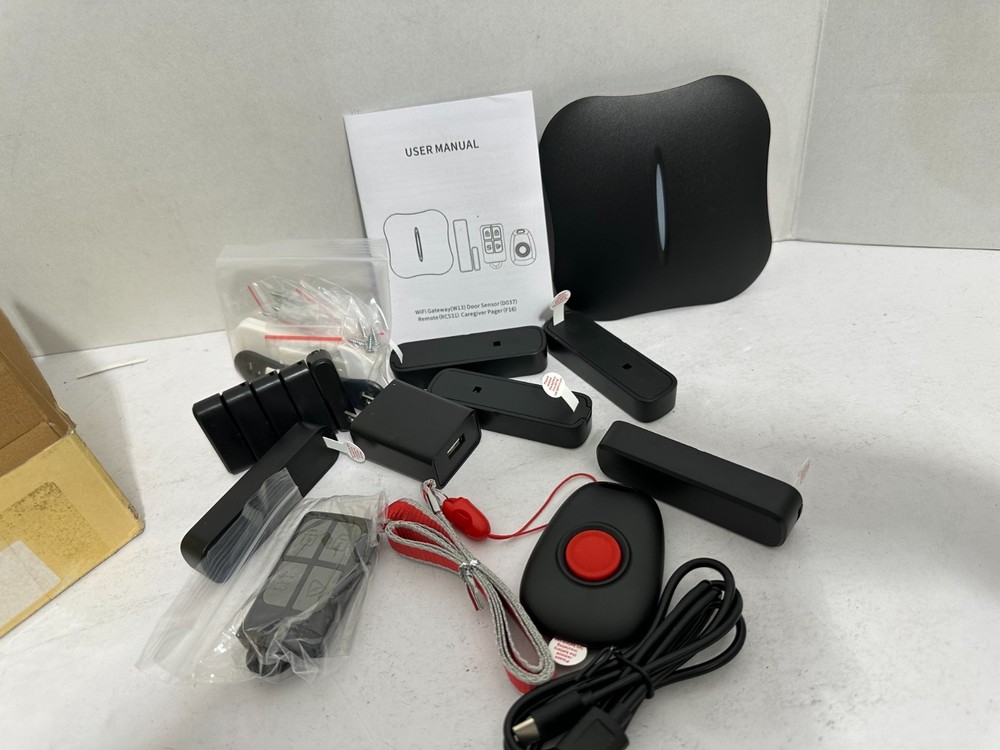 Wireless Home Security System with Google Assistant and Amazon Alexa