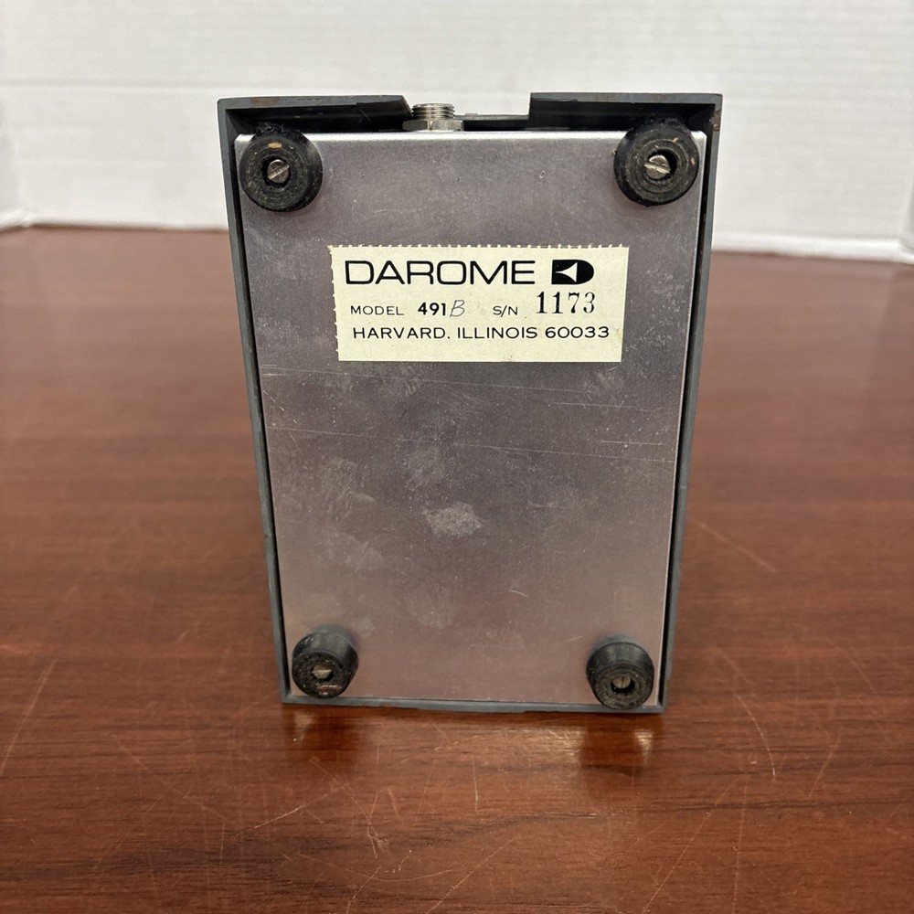 Vintage Darome Model 491B Intercom Microphone Brown Metal