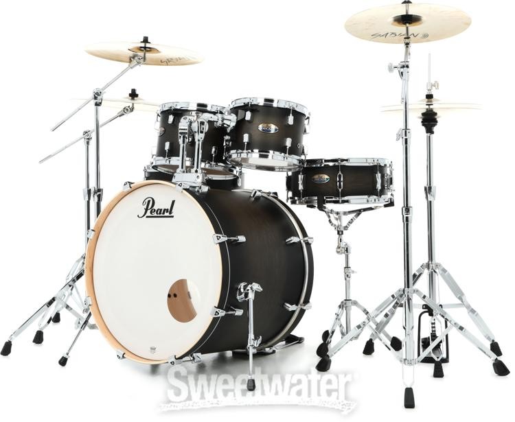 Pearl Decade Maple 5-piece Shell Pack - 22" Kick - Satin Blackburst