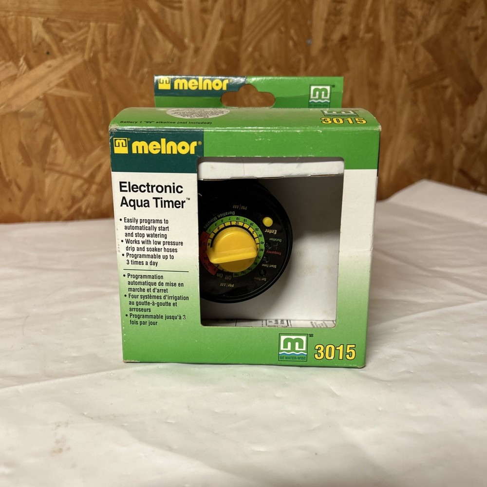 Melnor AquaTimer Model 3015 Electronic Water Timer 3 Cycle Wireless Timer Unit C
