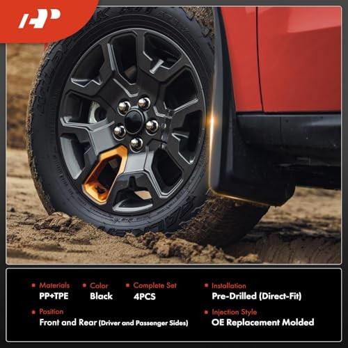 Mud Flaps Compatible with Buick Enclave 2018-2024, No Drilling Required Mud