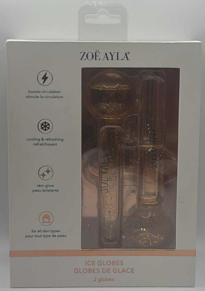 Zoe Ayla Mini Ice Globes ~ 2PCS ~ Face Roller ~ FAST SHIPPING ~ READ