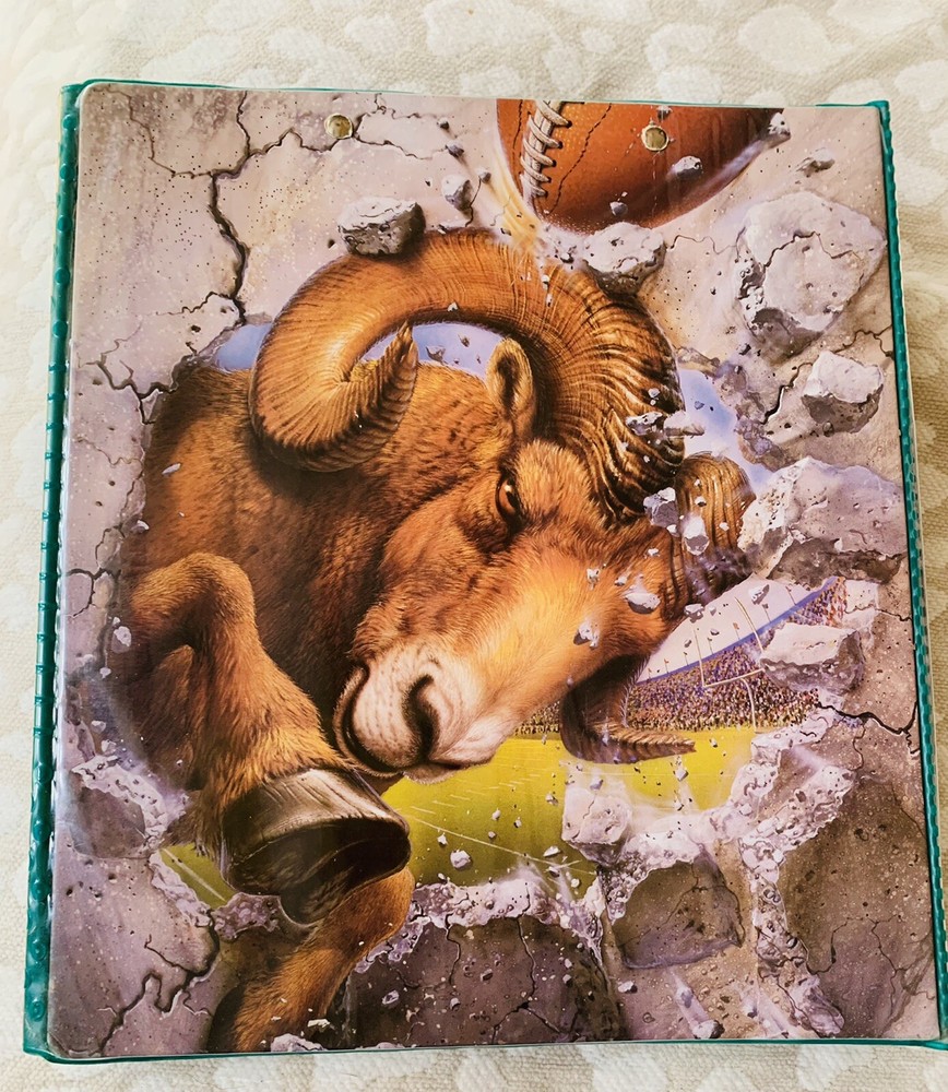 Trapper Keeper Meade 1996 Ram Green Fair Condition