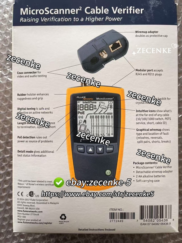 Fluke MS2-100 Network Tester