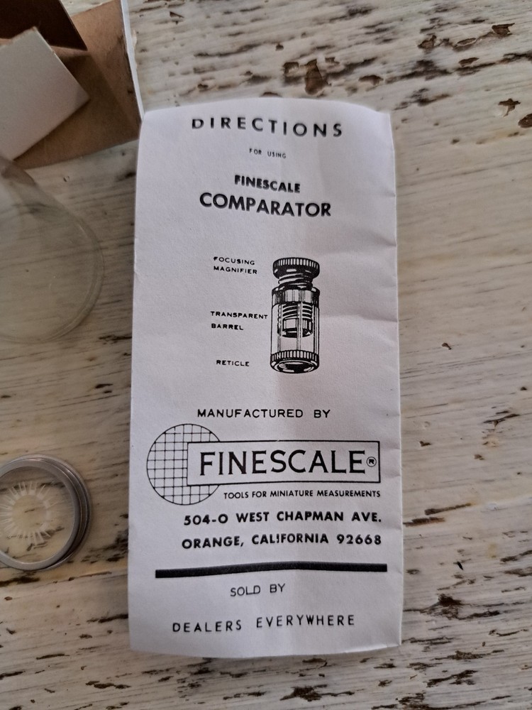 Finescale Comparator Stock Pocket Model With Two Reticles