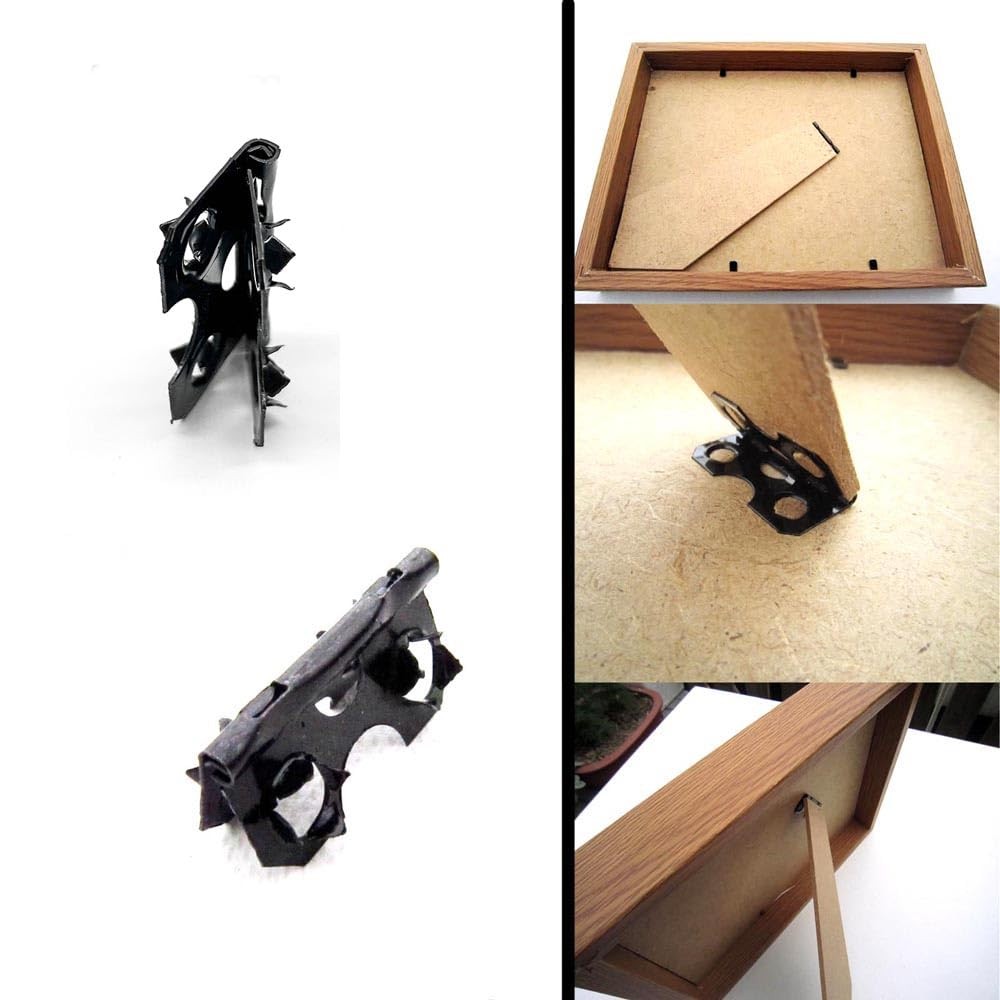 50 Pack Easel Hinge Replacement Picture Frame Back Stand Mounting