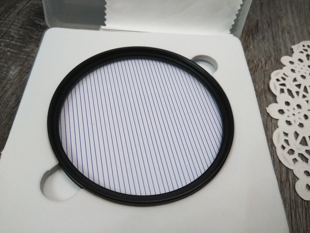NEW LENSKINS Streak Blue Filter 77mm (W/CASE)