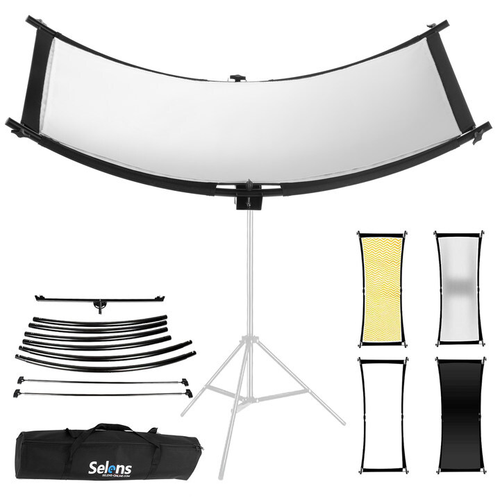Selens 4 in1 U Shape Curved Light Studio Reflector Portrait Diffuser Photography