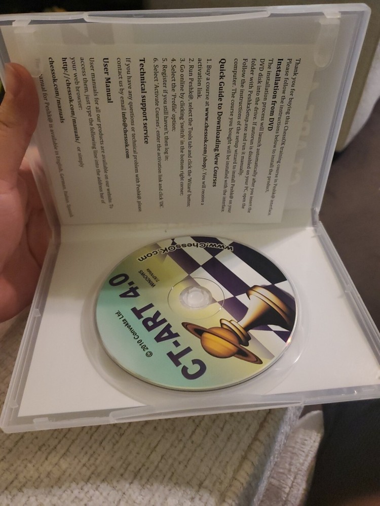 2011 Chess Tactics Art 4.0 PC Software DVD (CT-Art 4.0)