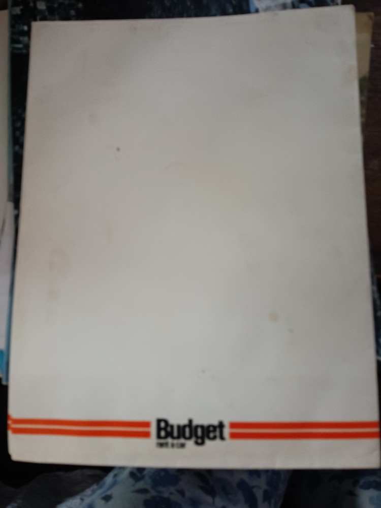 budget drive a dream white folder