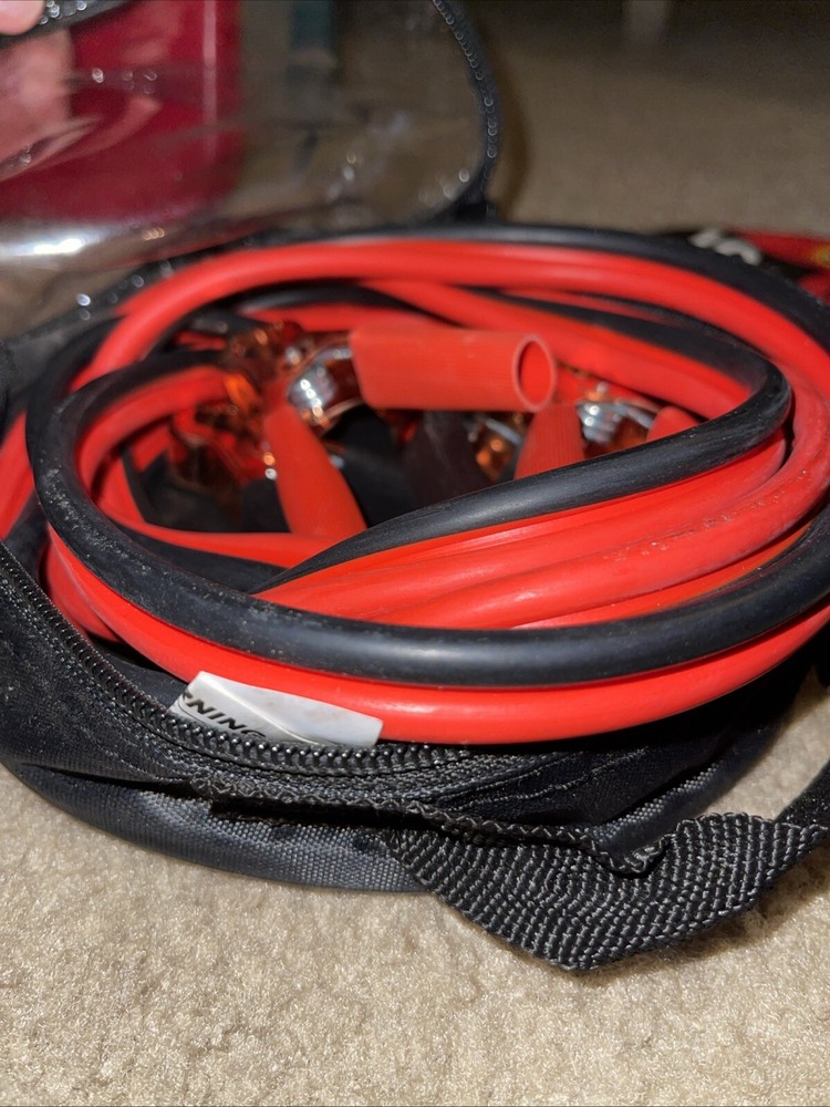 SunElectric 10 Ft. 10 Gauge Small Engine Booster Cable Set - Practically New