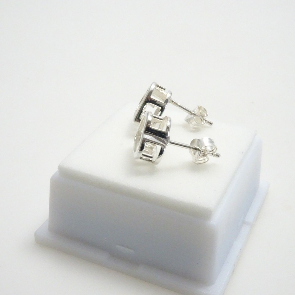 Heart Shape Sterling Silver Bezel Earring Castings - 5mm - 8mm Available!