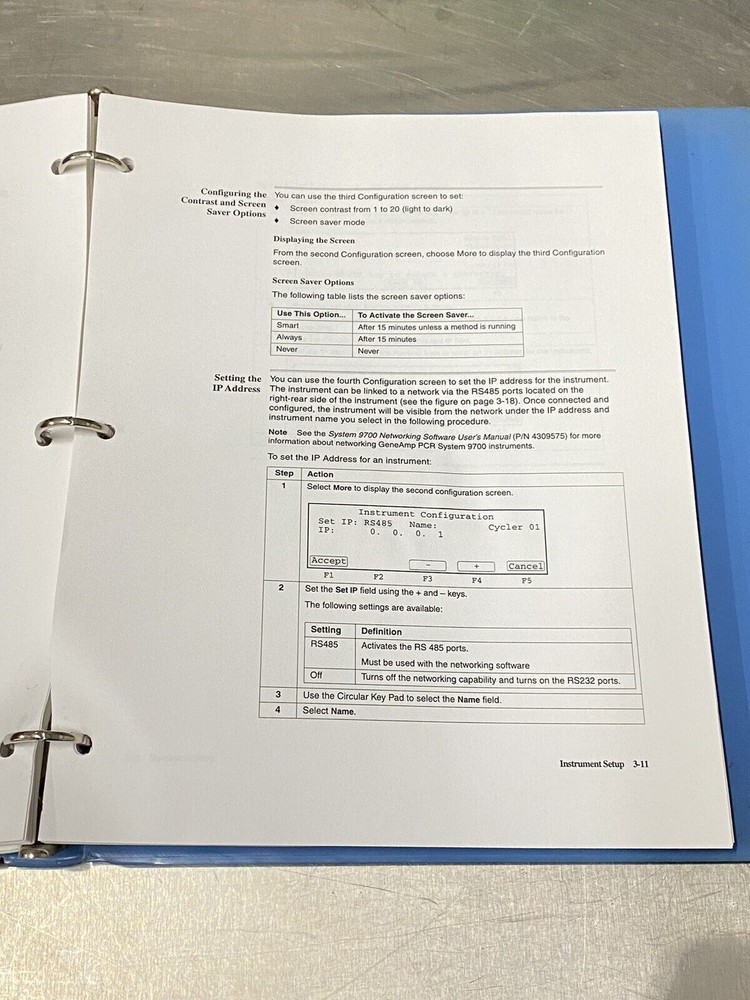 Perkin Elmer PE GeneAmp PCR System 9700 - Users Guide / Instructions Manual