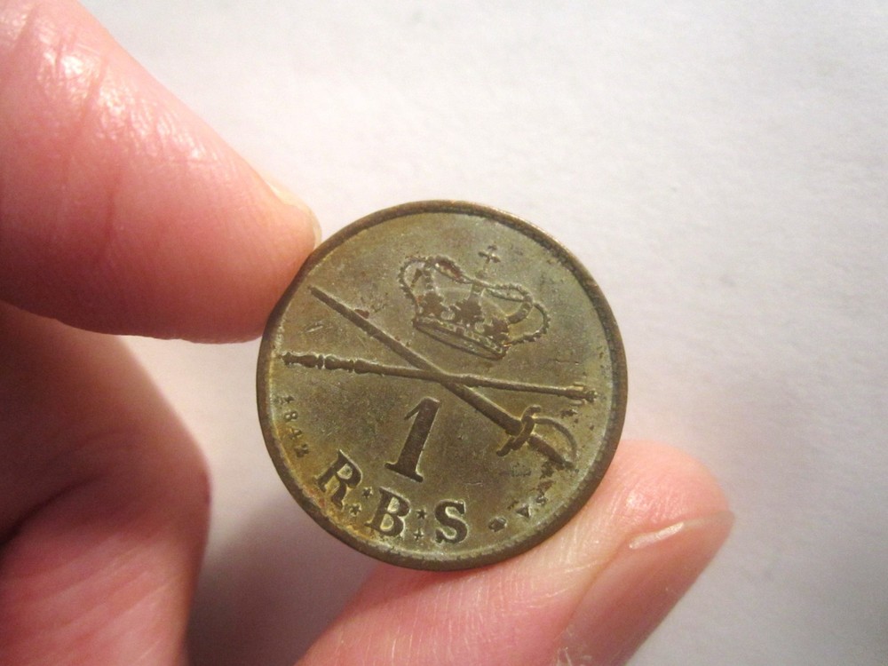 1842 DENMARK 1 SKILLING