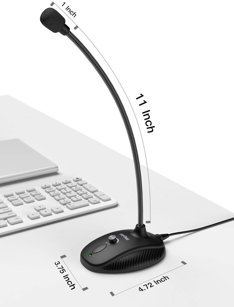 Fifine USB Computer Microphone, Plug &Play Desktop Condenser PC Laptop Mic,Mu...