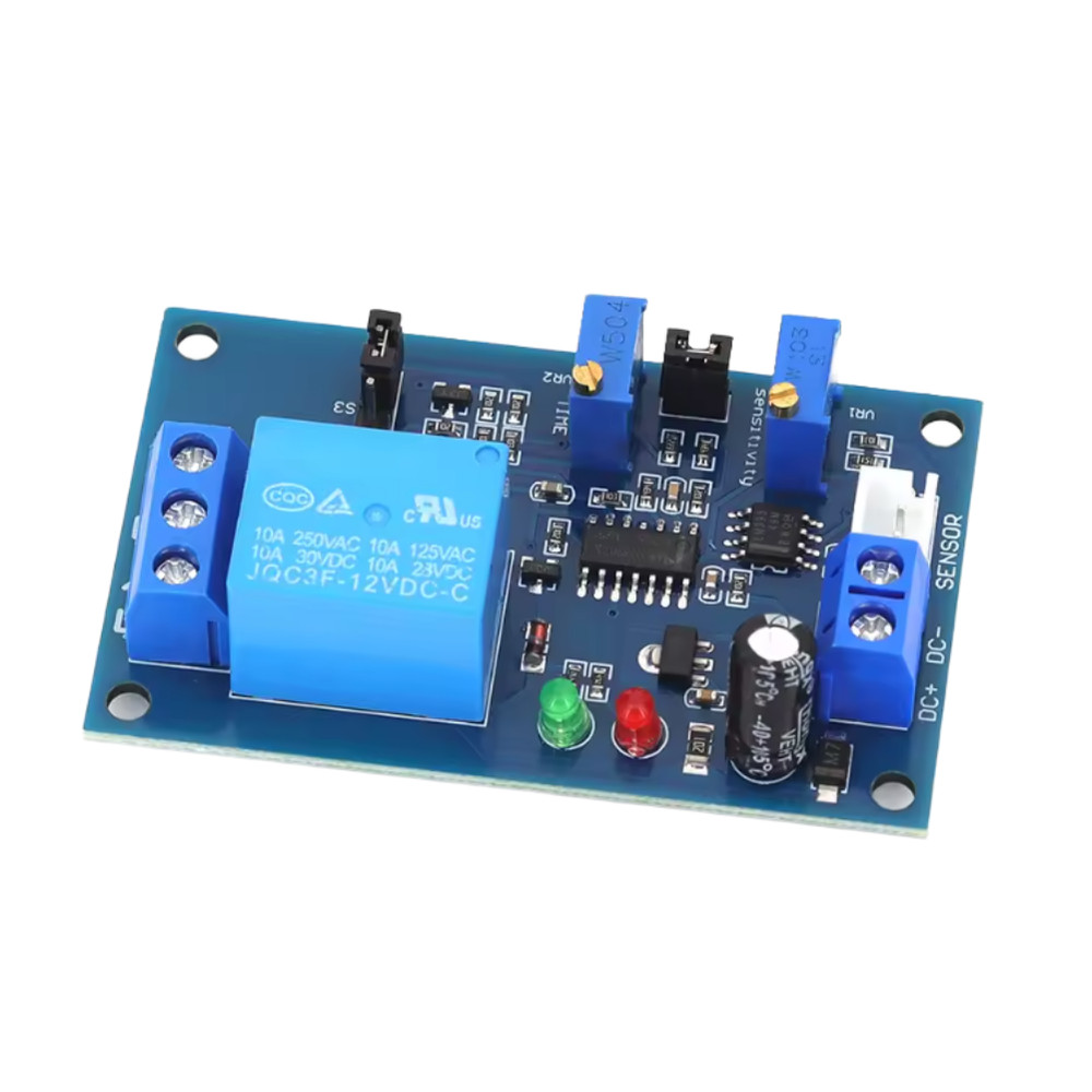 12V Photocontrol Relay Module Supports 10A Load Adjustable Light Threshold