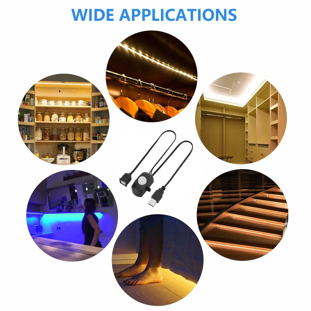 Universal USB Port Detector PIR Motion Sensor Switch For Led Light Strip