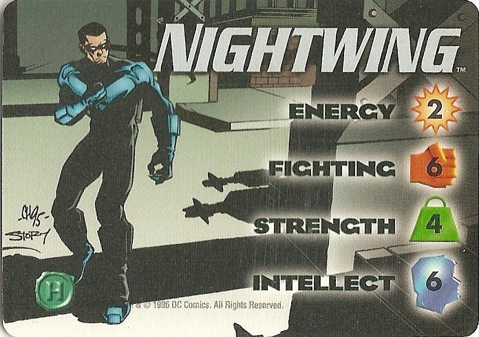 Marvel OVERPOWER Nightwing DC character