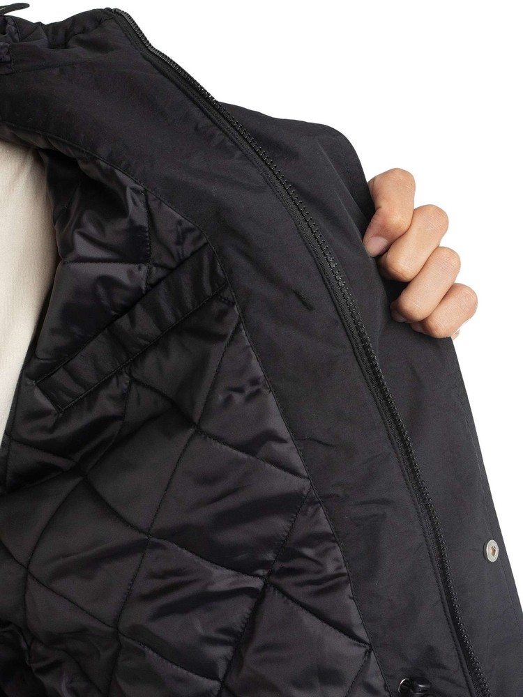 Sergio Tacchini Men's Budge Parka Jacket, Black