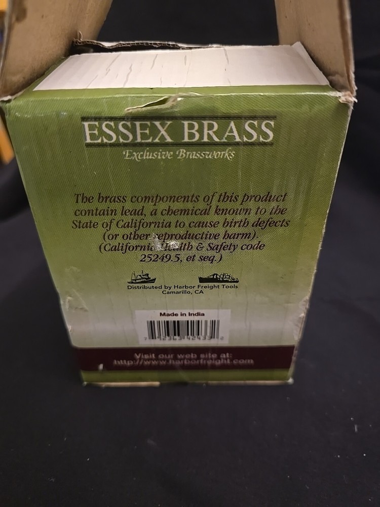 Solid Large Brass Easex Compass