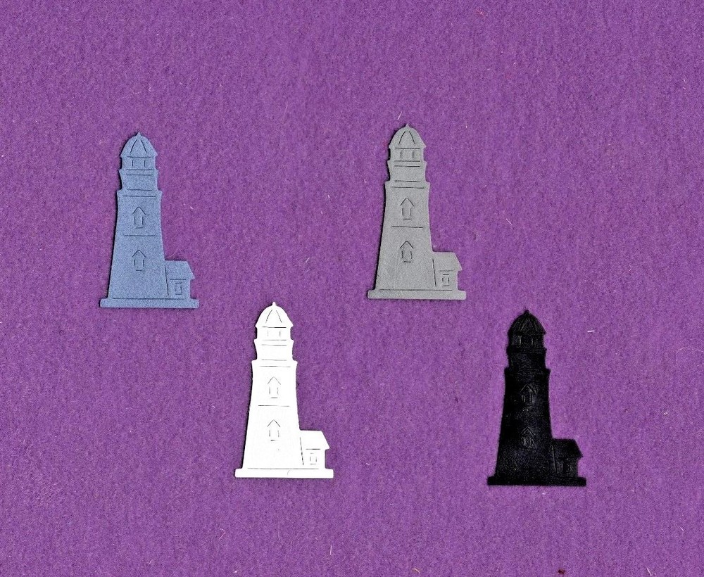 LIGHTHOUSE siz die cuts scrapbook cards