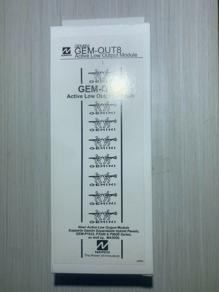 GEM-OUT8 NAPCO 8 OUTPUT ACTIVE LOW MODULE