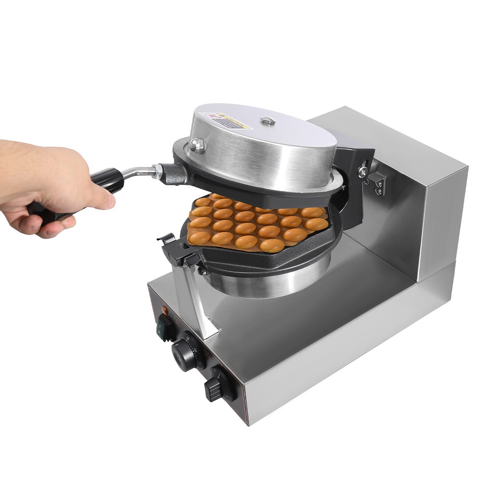 Electric Waffle Making Machine Non-stick Hexagonal Egg Bubble Waffle Maker 1300W