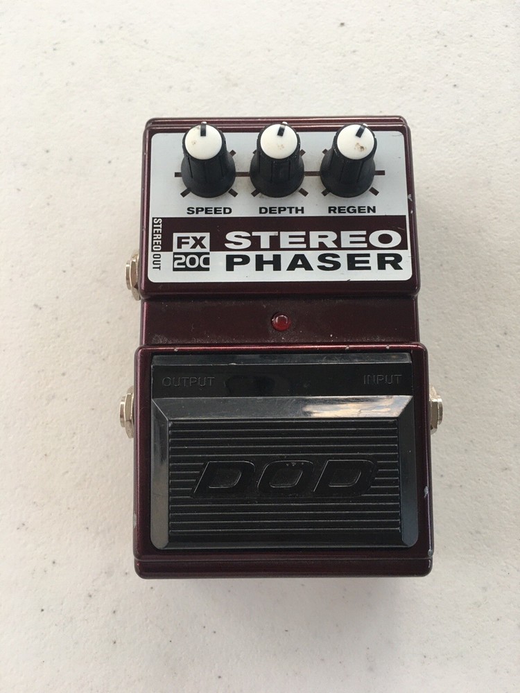 DOD Digitech FX20C Stereo Phasor Analog Phase Shifter Guitar Effect Pedal