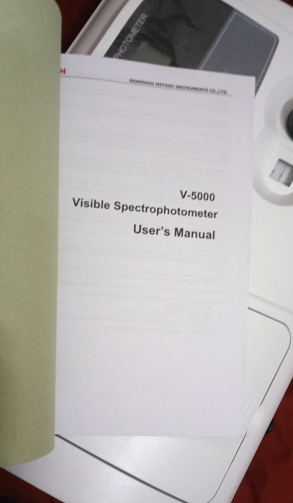 Metash - Model V-5000 - Visible Spectrophotometer