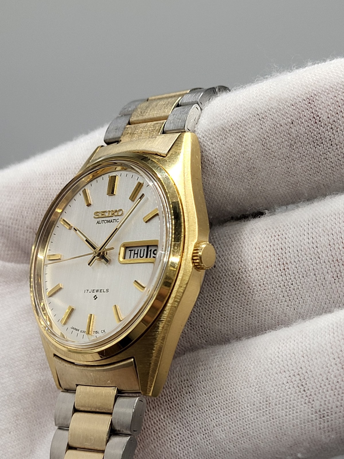 [NEAR MINT] 1979 Seiko Gold Automatic 17 Jewels Japan 6309-7149 Vintage Retro