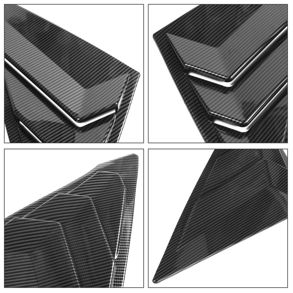 本田思域轿车窗露天碳纤维印花 ABS 侧通风盖 2022 - 2025