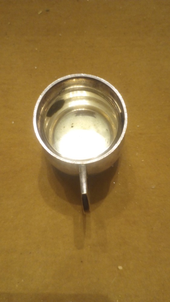 Vintage Crosby EPNS A1 India Footed/Handled Baby Cup NICE!!