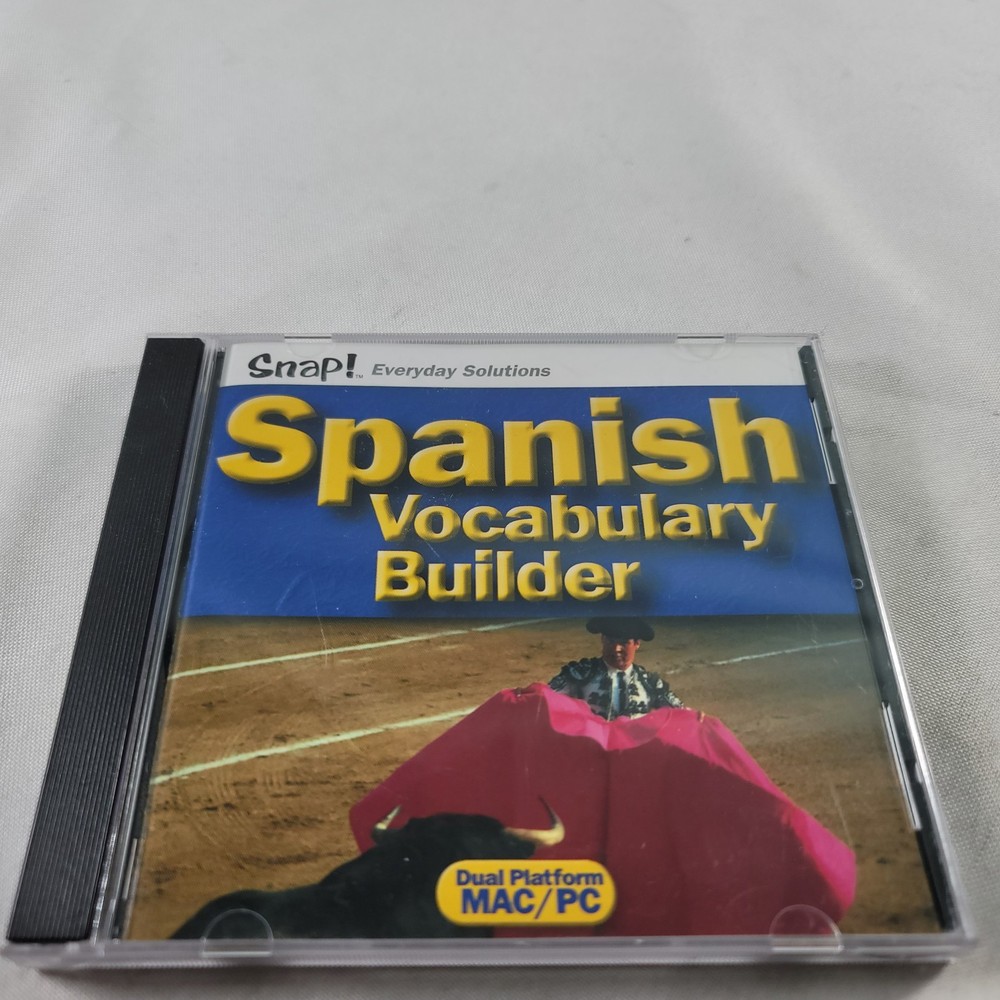 SNAP! Spanish Vocabulary Builder Digital Platform Windows 95 , MAC/ PC!!