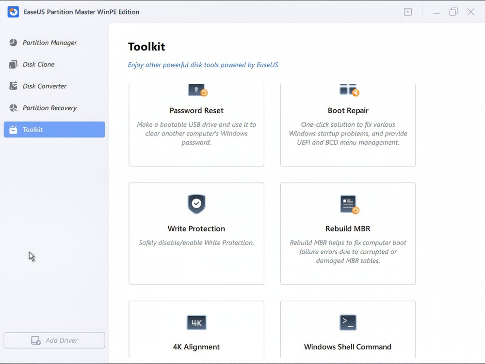 EaseUS Partition Master Unlimited Bootable CD