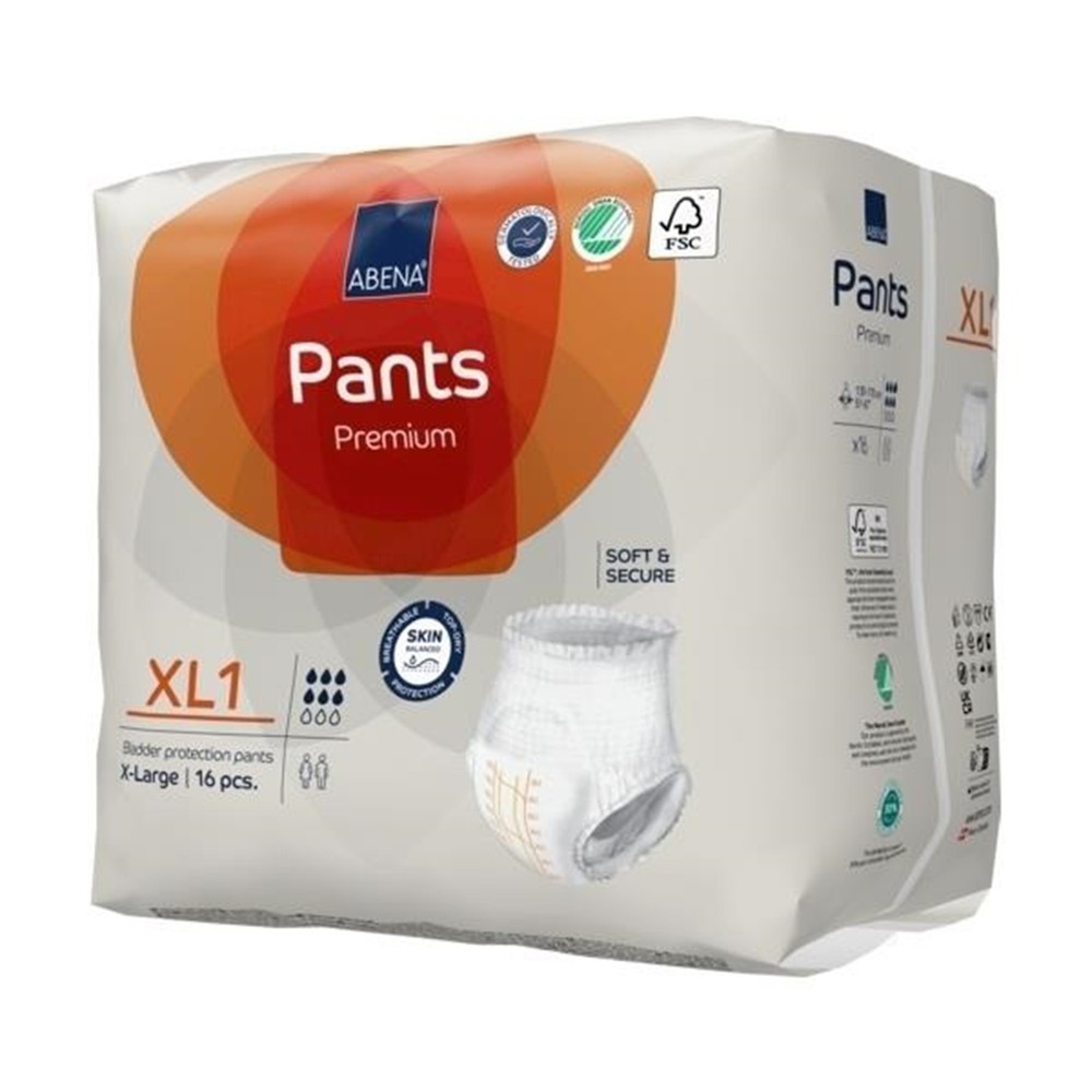 Abena Disposable Underwear X-Large 16 Ct