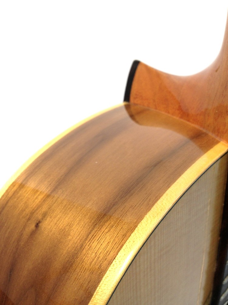 Miguel Rosales #10 Solid Spruce Top Classical Guitar +Black Lockable Hard Case