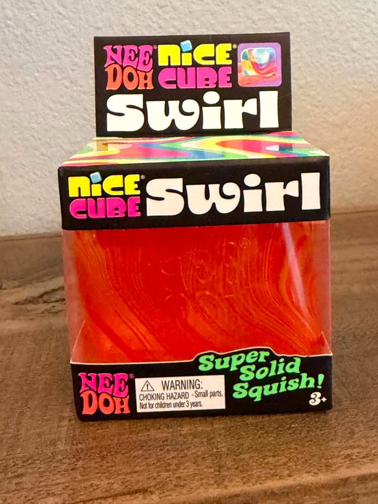 NeeDoh Nice Cube Swirl, Nee Doh Ice Cube Authentic - NIB