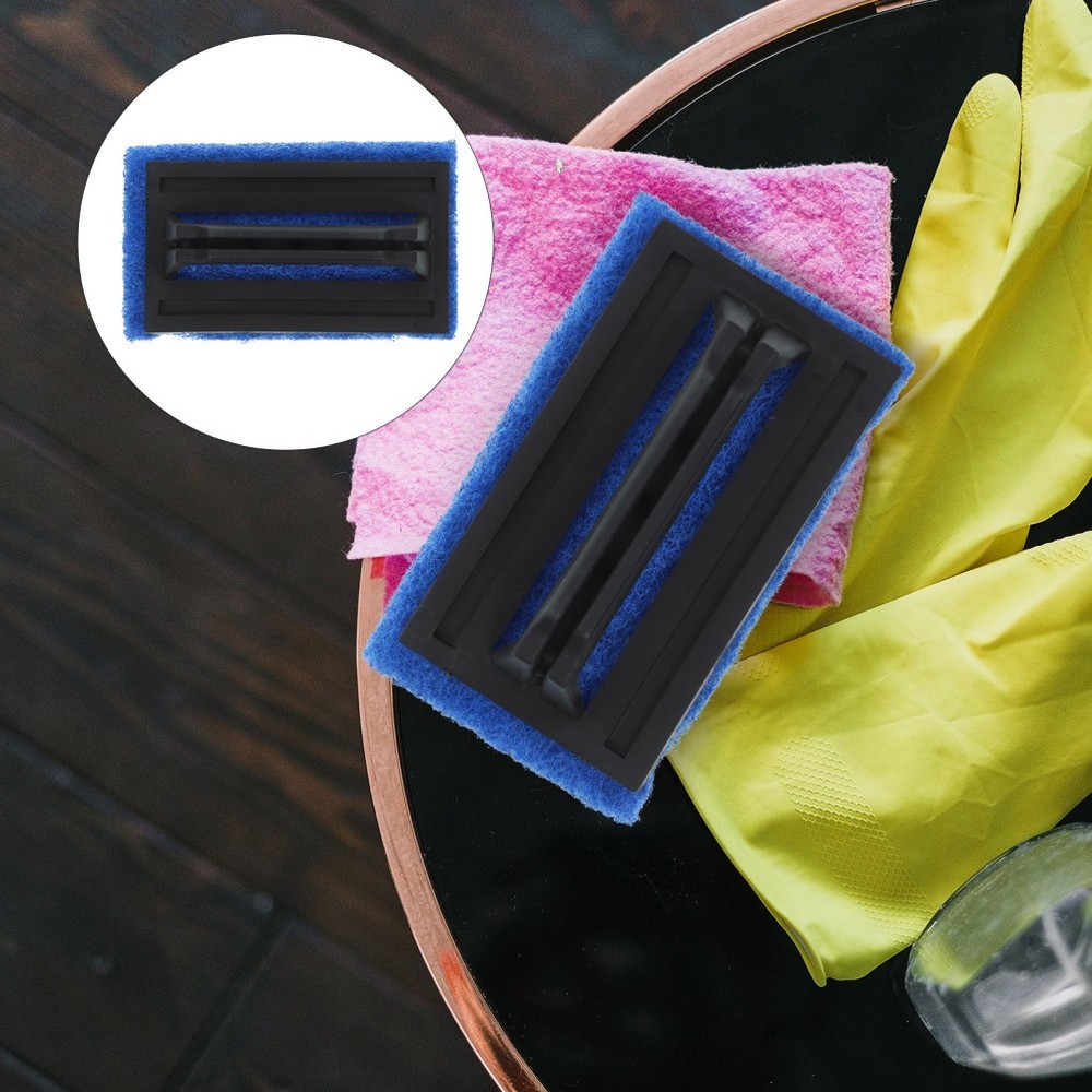 3 Pcs Cleaning Brush Ink Pad Triangular Screen Window Cleaner Remover