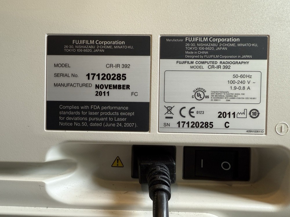 Fuji Prima T CR Reader w/ FDX Computer (Windows 10) & Two Cassettes - DOM 2011