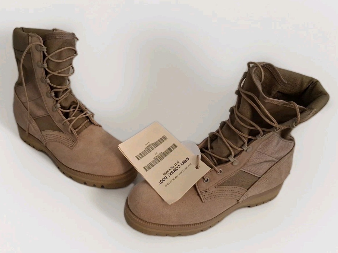 McRae Military Combat Boots Size 8R New in Box with DLA Socks