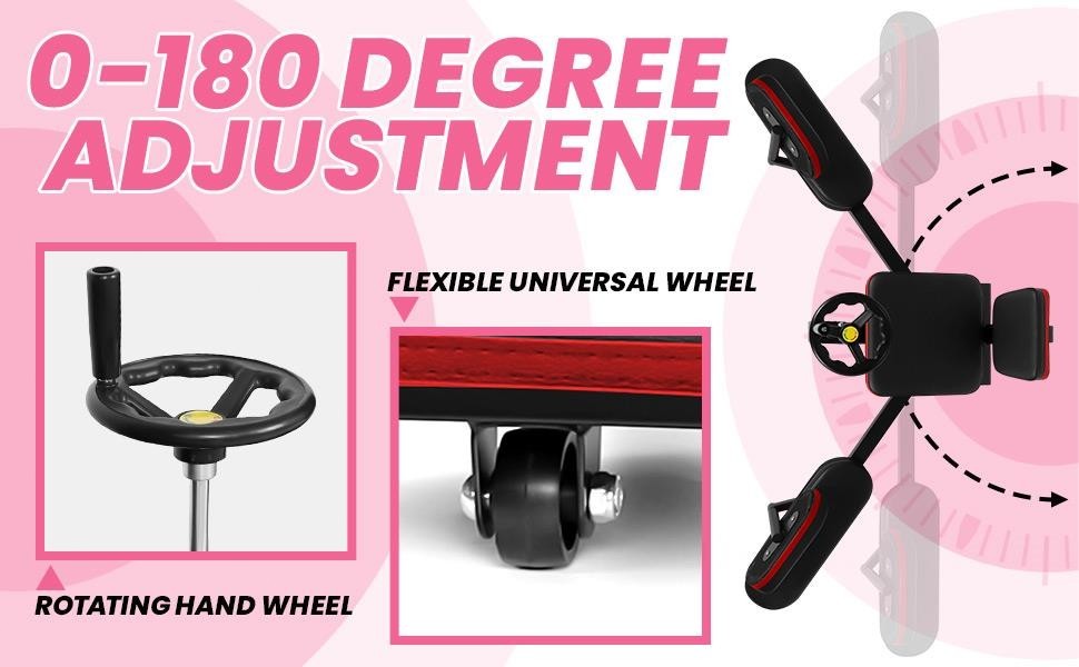 Red Leg Stretcher Machine 330lbs Split Machine w/ Hand Wheel Training Machine