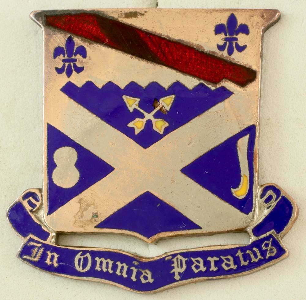 18th Infantry Regiment Crest DI/DUI Screwback
