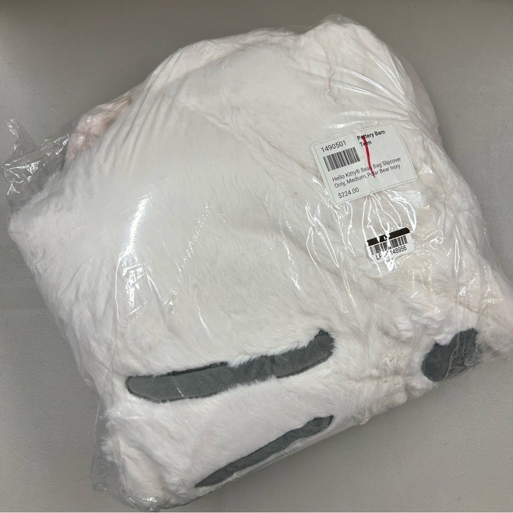 Hello Kitty x Pottery Barn Bean Bag Chair Slipcover Only Medium Polar Bear New