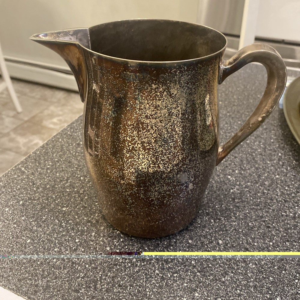 Academy Pitcher Silver On Copper