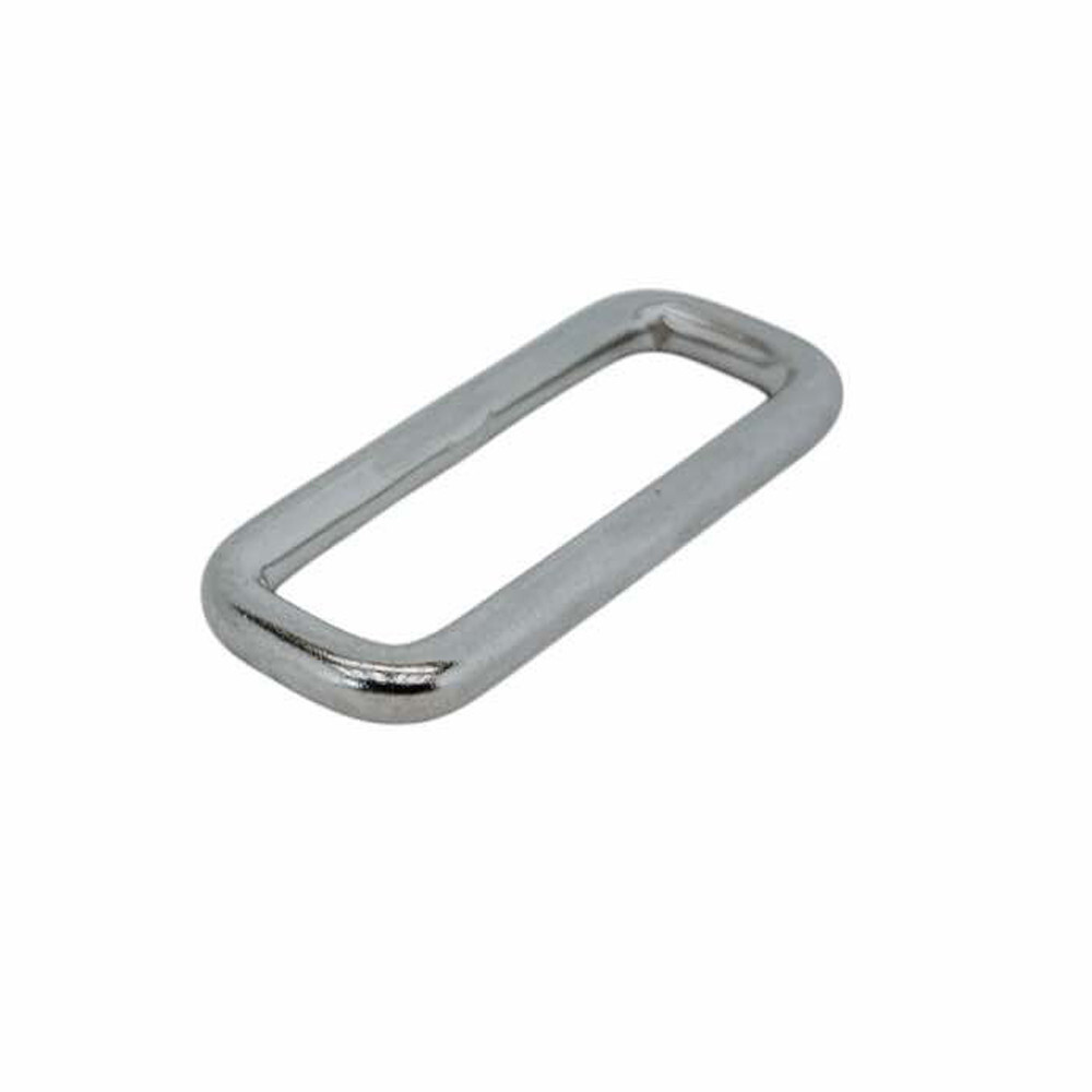 Marine T304 Stainless Steel 3/16"x2" Rectangular Ring Rectangle Loop 550 Lb WLL