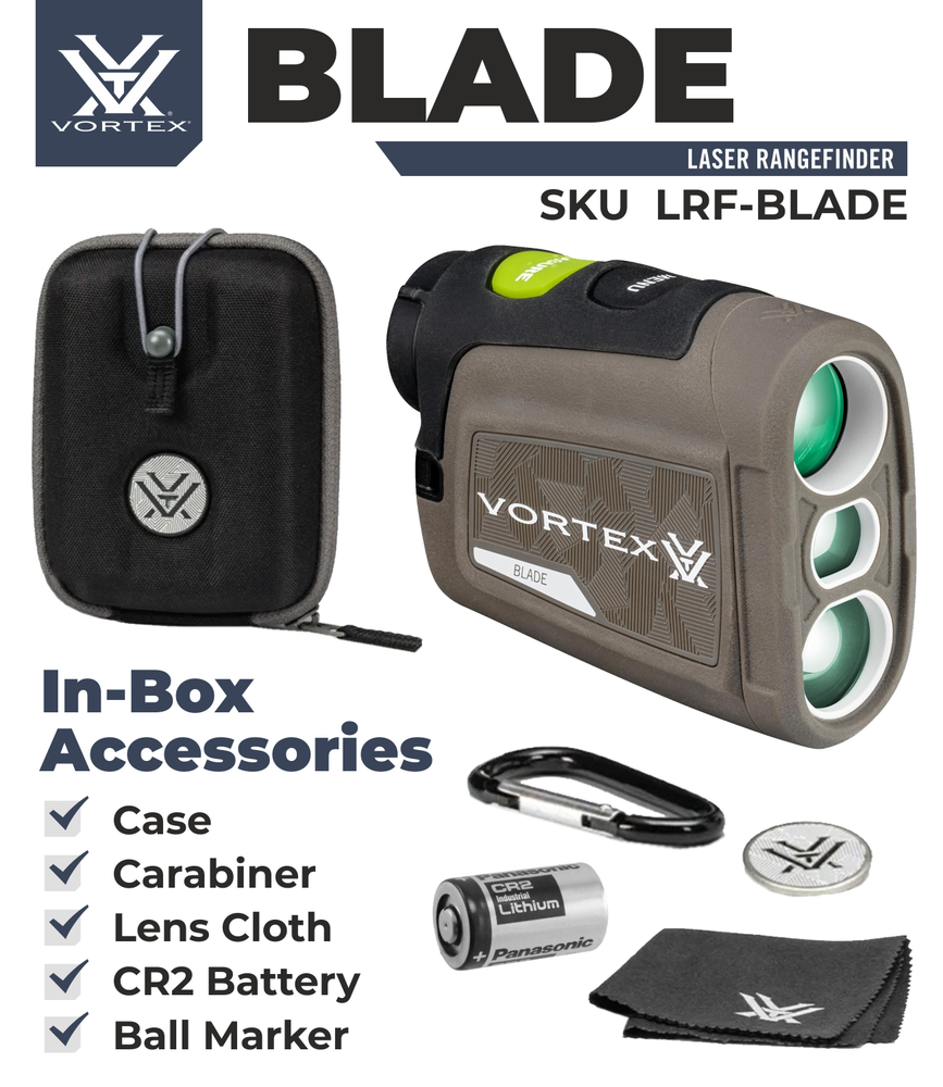 Vortex Optics Blade 6x21 Golf Laser Rangefinder w/ Vortex Free Hat